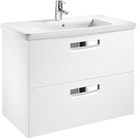 Тумба с раковиной Roca The Gap Original 70 см ZRU9302733 + 327471000 белый матовый — 1