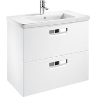 Тумба с раковиной Roca The Gap Original 60 см ZRU9302734 + 327472000 белый матовый — 1