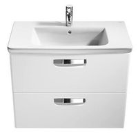 Тумба с раковиной Roca The Gap Original 60 см ZRU9302734 + 327472000 белый матовый — 2