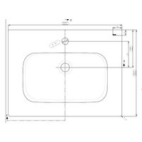 Тумба с раковиной Roca Victoria Ice Edition 60 см 3ящ. ZRU9302834 + 32799E000 белый глянцевый — 5