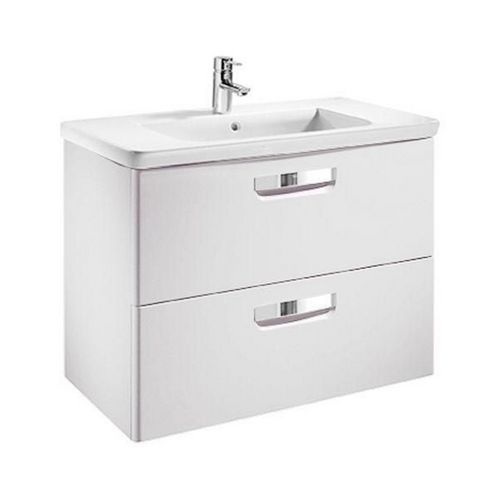 Тумба с раковиной Roca The Gap Original 60 см ZRU9302879 + 327472000 белый глянцевый