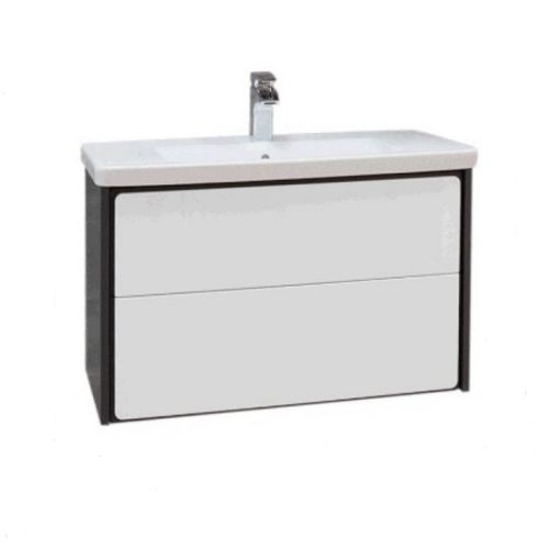 Тумба с раковиной Roca Ronda 60 см ZRU9302963 + 327472000 белый глянцевый/антрацит