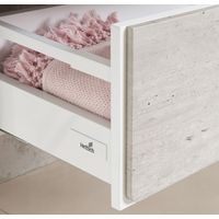 Тумба с раковиной Roca Ronda 80 см ZRU9303004 + 327470000 белый глянцевый/бетон — 4