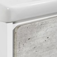 Тумба с раковиной Roca Ronda 80 см ZRU9303004 + 327470000 белый глянцевый/бетон — 3