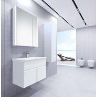 Тумба с раковиной Roca Up 70 см ZRU9303011 + 327471000 белый глянцевый — 5
