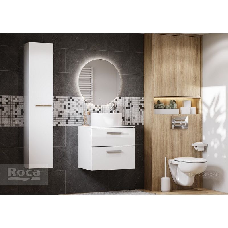 Зеркало Roca Luna 60 см с LED подсветкой / ZRU9307557