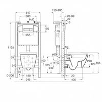 Унитаз подвесной с инсталляцией Roca Ona Rimless ZRU9310392 — 2